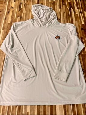 Cream XL Men's Volunteer Traditions BaseVols Hooded Long-Sleeve Performance